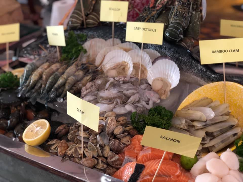 seafood seafood at Rose Garden Hotel Yangon