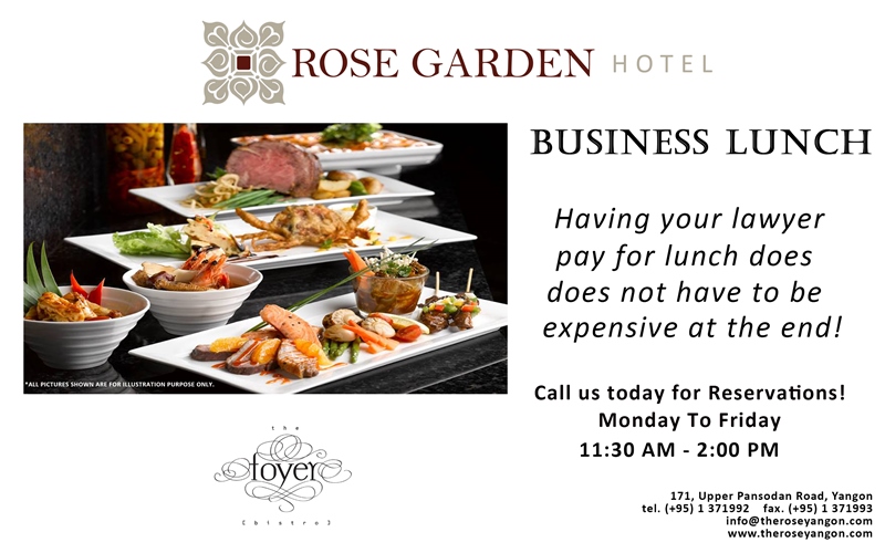 Business Lunch Poster