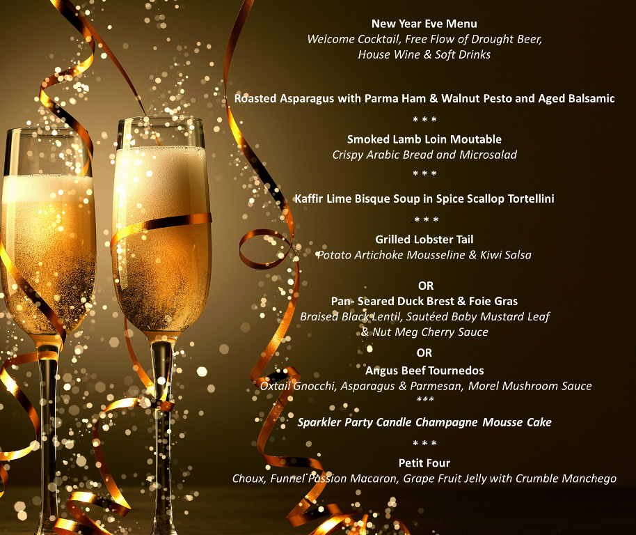 NYE menu