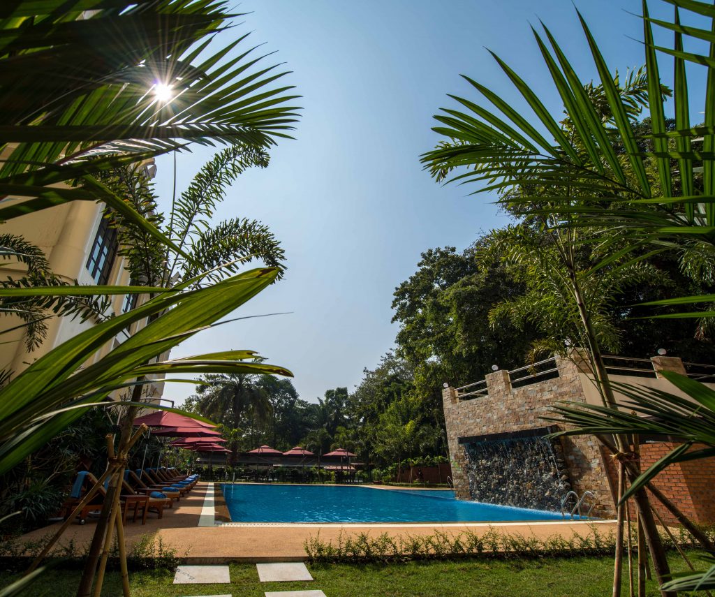 Pool at The Rose Garden Hotel, Yangon, Myanmar