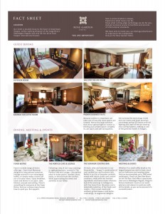 Rose garden Hotel Yangon, Factsheet