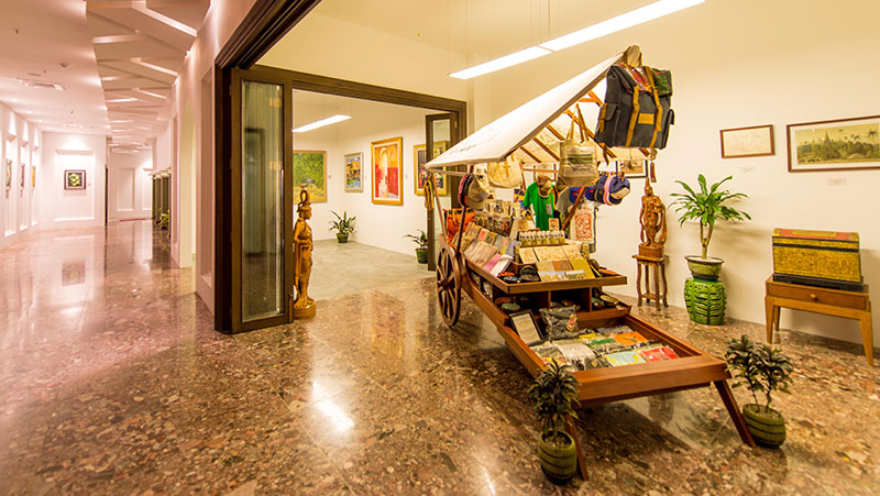 Shopping at The Rose Garden Hotel in Yangon.